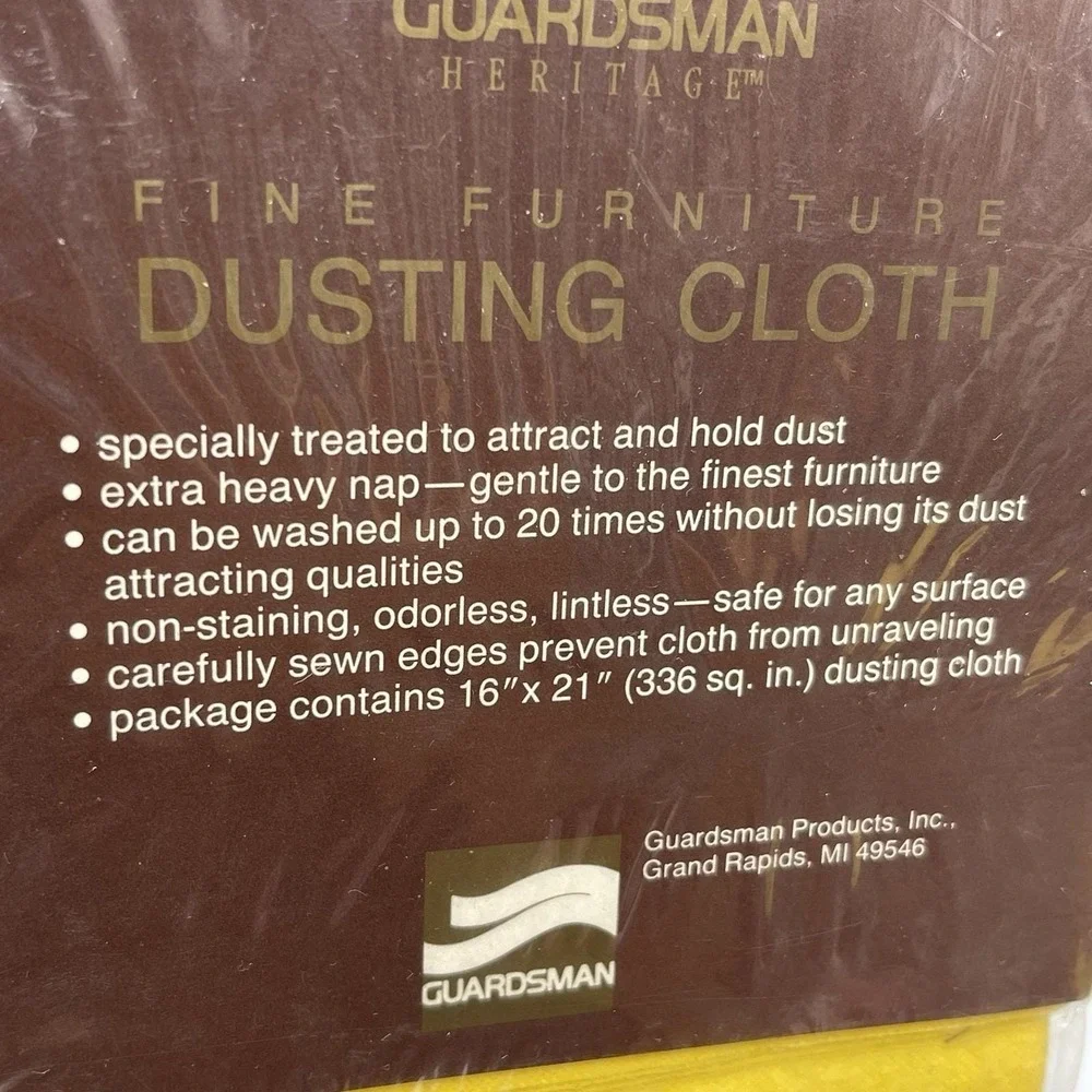 Vintage Guardsman Heritage Fine‎ Furniture Dusting Cloth 16